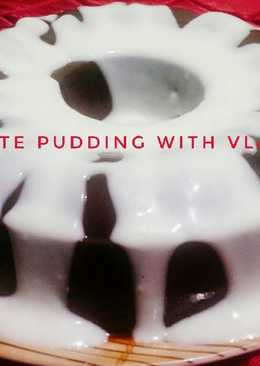 Chocolate pudding with vla