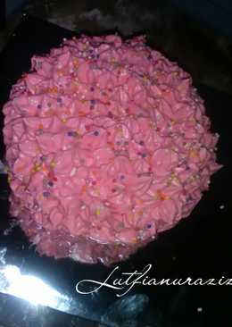 Cake Ulang Tahun kukus no mixer