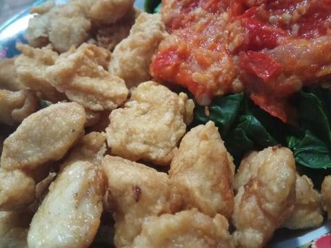 Plecing Sawi + Chicken Pop recipe step 7 photo