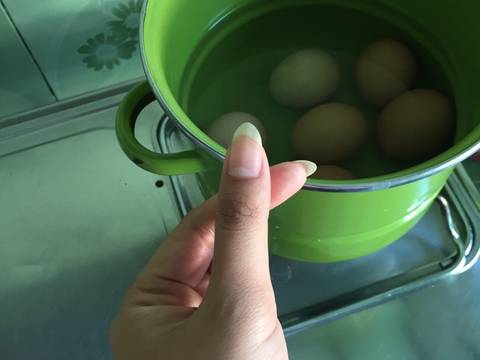 Telor tahu petis ikan madura recipe step 1 photo