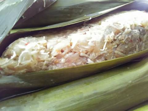 Pepes peda mangga muda recipe step 3 photo