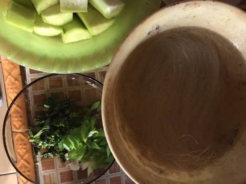 Sayur Bening Gambas Laksa recipe step 1 photo