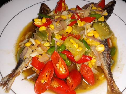 Tumis Pedas Peda jagung manis recipe step 1 photo