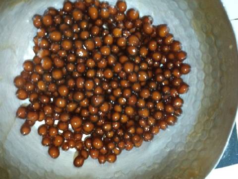 Resep Brown Sugar Boba / Golden Tapioca pearl oleh Indah 