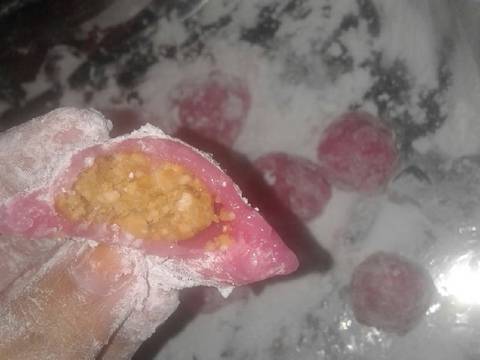 Mochi pinky isi kacang recipe step 8 photo
