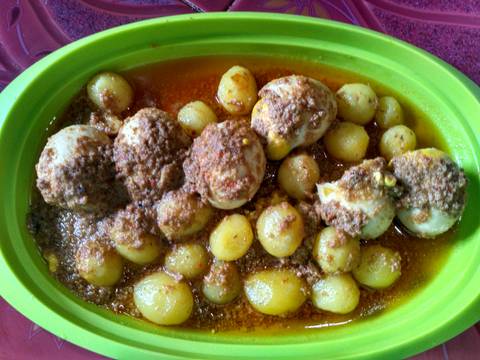 Rendang Telur + Kentang recipe step 8 photo