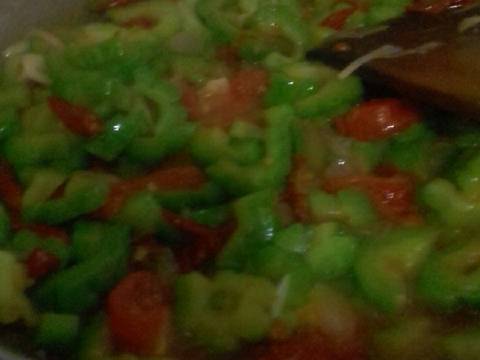 Pare pedas telor asin (tidak pahit)tanpa pakai garam recipe step 5 photo