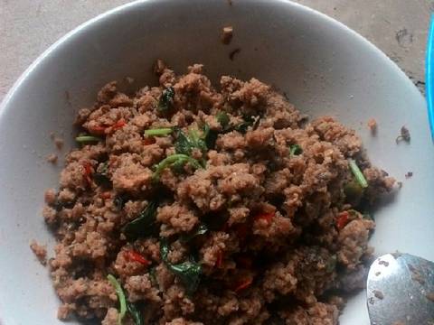 Combro singkong isi oncom kemangi recipe step 3 photo