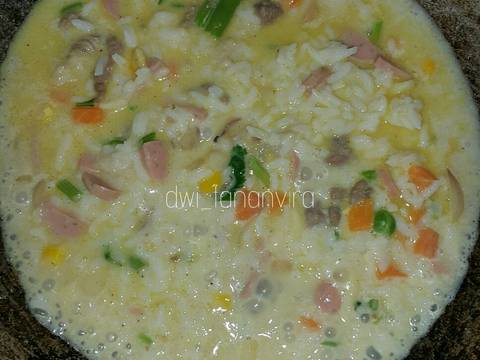 Lalapan Risotto with spicy wings recipe step 4 photo