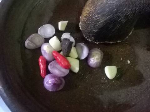 Tumis Genjer Belacan/Terasi recipe step 2 photo