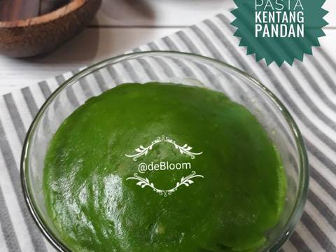 537. Pasta Kentang Pandan (isian roti manis & pao) #SeninSemangat recipe step 8 photo