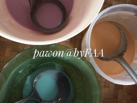 Cucur warna warni recipe step 3 photo