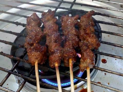 Sate Maranggi (dengan madu) #FestivalResepAsia#Indonesia#Sapi recipe step 4 photo