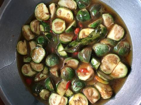 Oseng2 terong lalap teri recipe step 3 photo