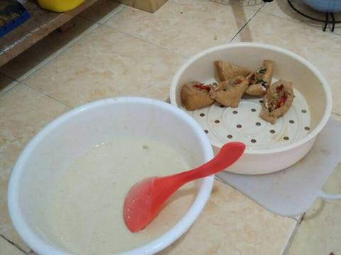 Gehu isi Oncom Pedas recipe step 3 photo