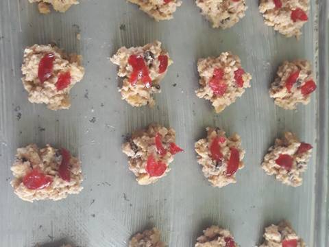 Red pearl cookies