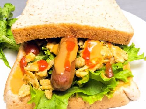 Egg salad sandwich recipe step 4 photo