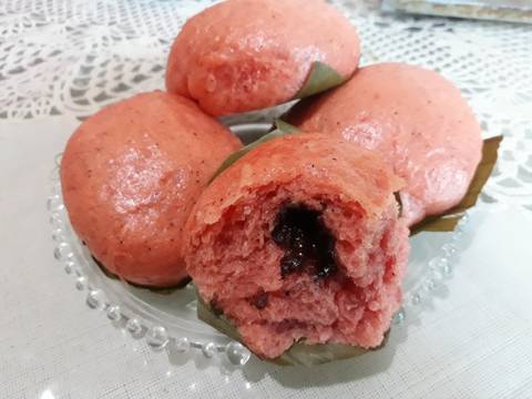 Pao buah naga recipe step 5 photo