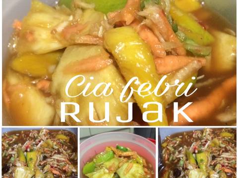 5. Rujak cacah ala fe' #pekaninspirasi