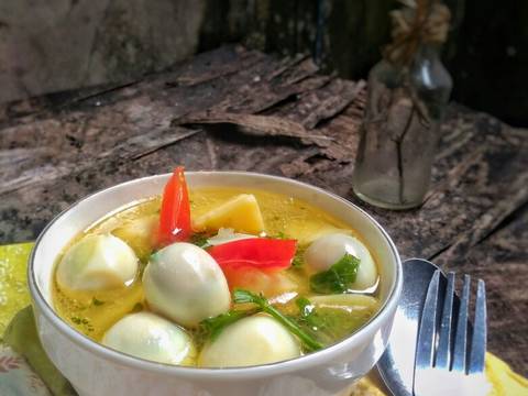 #7. Sop Kentang Telur Puyuh