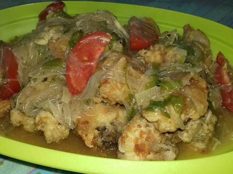 Laksa ayam goreng lada hitam recipe step 9 photo