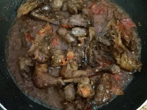 Plecingan ayam mix ati rempelo recipe step 5 photo