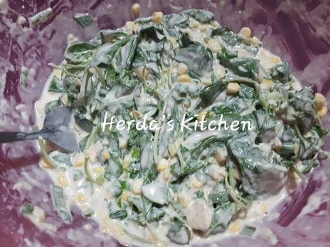 Bala Bala Bayam Jagung Manis recipe step 2 photo