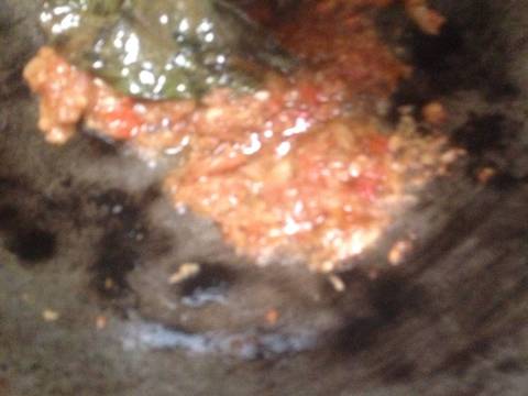 Tumis Pare Teri Belacan recipe step 3 photo