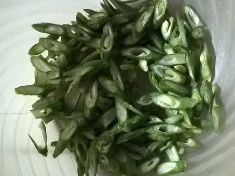 Bakwan Kacang Panjang || Weci/Ote2/Bala2 (#pr_kacangpanjang) recipe step 1 photo