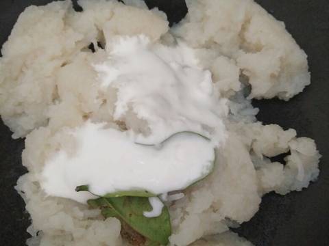 Lalampa Keto (lemper manado) #ketopad_cp_olahanshirataki recipe step 2 photo