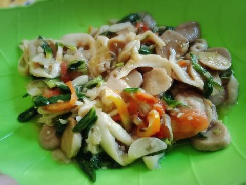Tumis Jamur Bakso