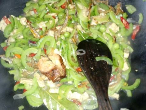 Oseng pare welut campur2 recipe step 4 photo