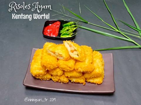 Risoles Ayam Kentang Wortel langkah memasak 10 foto