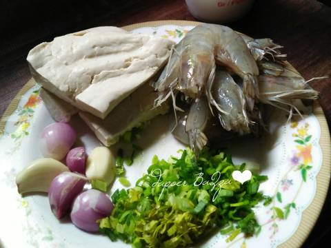 Pempek Adaan Udang & Tahu (#postingrame2_masakantahu) recipe step 1 photo