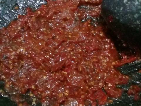 Sambal belacan ayam penyet recipe step 3 photo