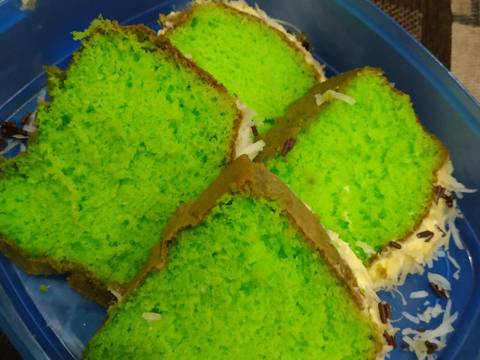 Pandan sponge cake recipe step 4 photo