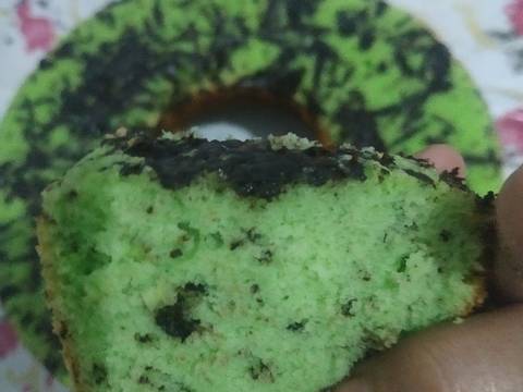 Bolu pandan coklat recipe step 7 photo