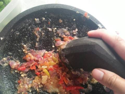 Oseng mercon daging pete recipe step 1 photo