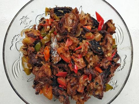 Oseng pindang cabe ijo recipe step 5 photo