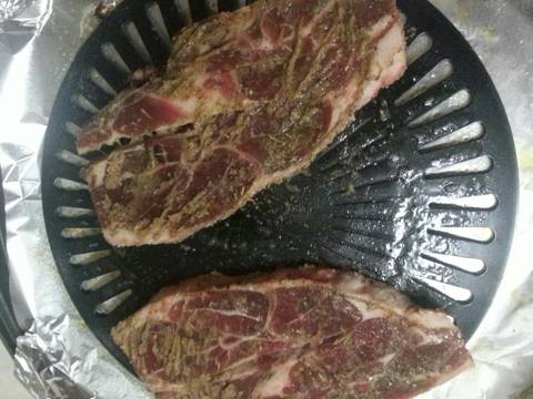 Resep Rosemary and Garlic Lamb Steak / Steak Kambing oleh 