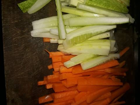 Pesmol kembung dengan acar wortel dan timun recipe step 3 photo