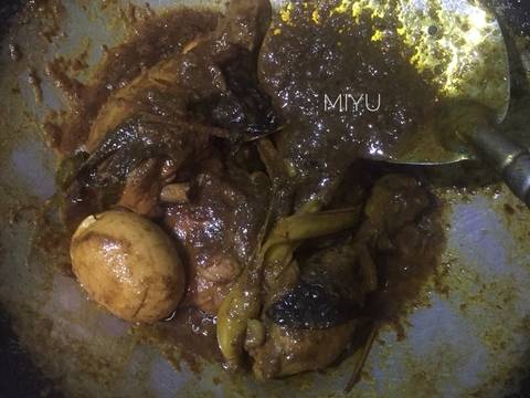 Rendang Ayam dan Telur recipe step 3 photo