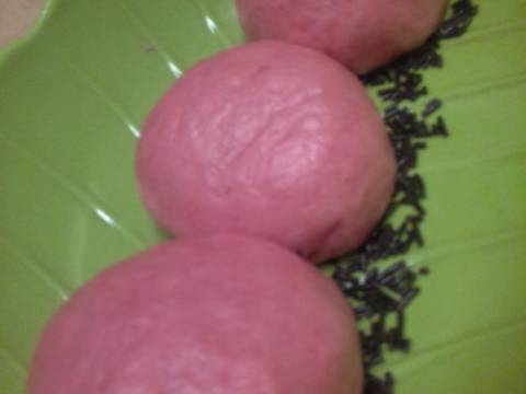 Bak pao strawberry coklat 