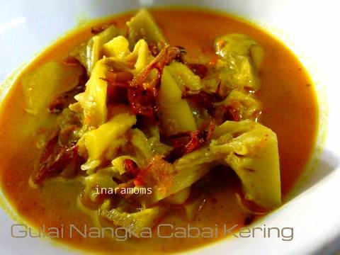 Gulai Nangka Cabai Kering recipe step 5 photo