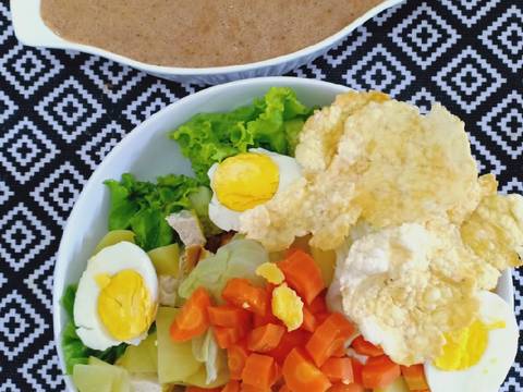 Gado gado sambel pecel recipe step 3 photo