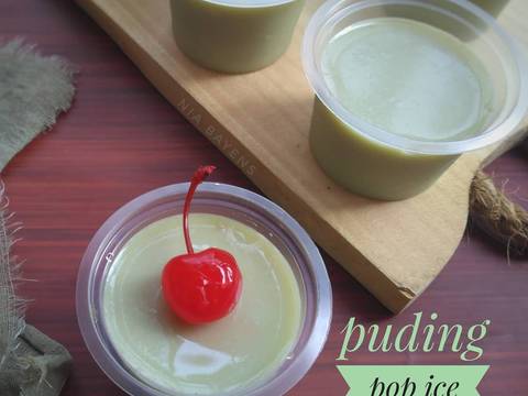 Silky pudding (pop ice alpukat)