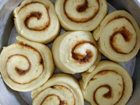 Sweet Potato Cinnamon Rolls (Cinnamon Rolls Ubi Cilembu) recipe step 15 photo