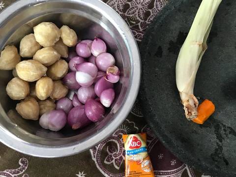 Gangan keladi iwak pupuyu recipe step 1 photo