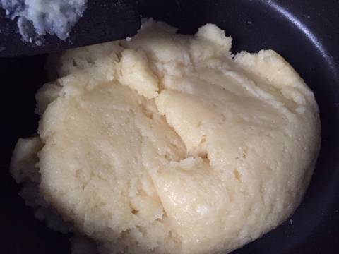 Kue Soes vla Greentea(No Mixer|Kokoh) recipe step 2 photo