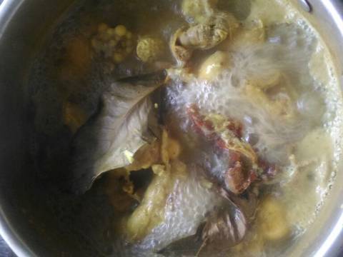 Ungkep kuning gotro + wadah endok ayam recipe step 5 photo
